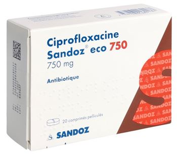 ciprofloxacin 750 mg spc