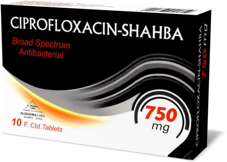 Ciprofloxacin 750 mg spc