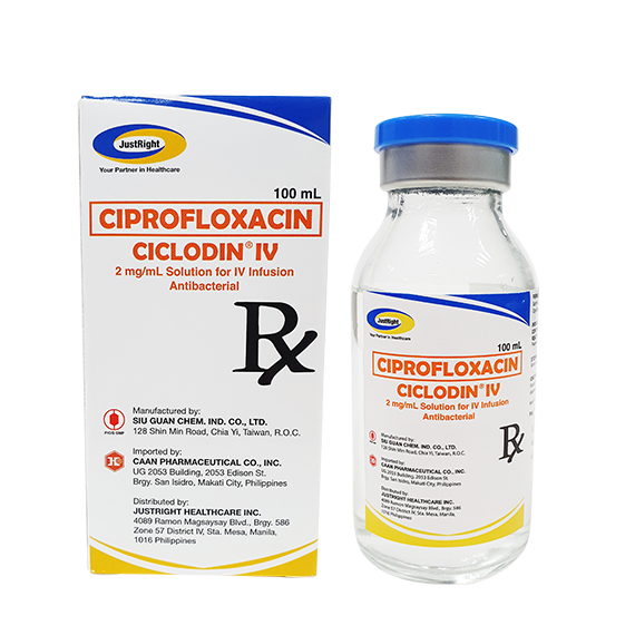 Ciprofloxacin 750mg iv