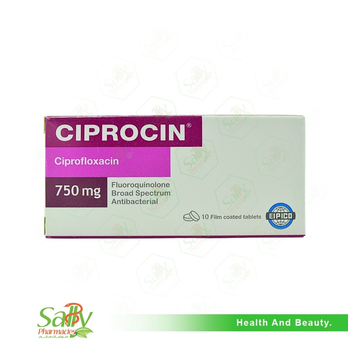 Ciprofloxacin hcl 750mg