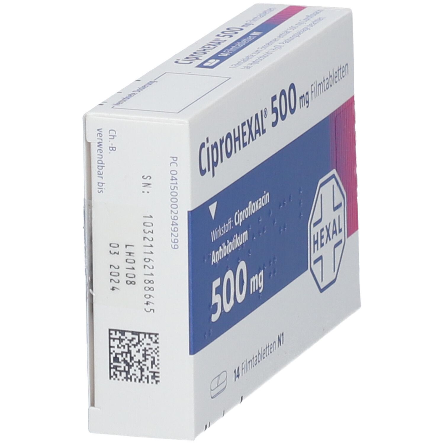 Ciprofloxacin mepha 500 mg