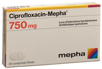 Ciprofloxacin mepha 750 mg