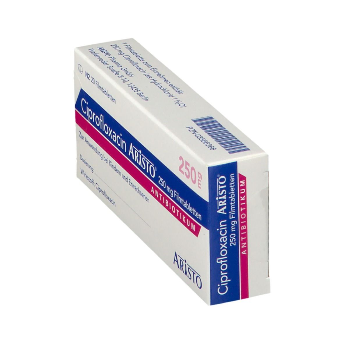 ciprofloxacin orion 250 mg