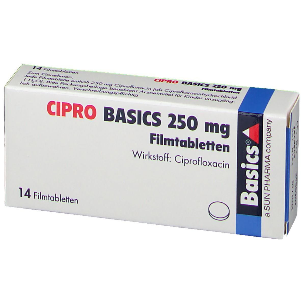 Ciprofloxacin orion 250 mg