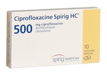Ciprofloxacin ratio 500 mg