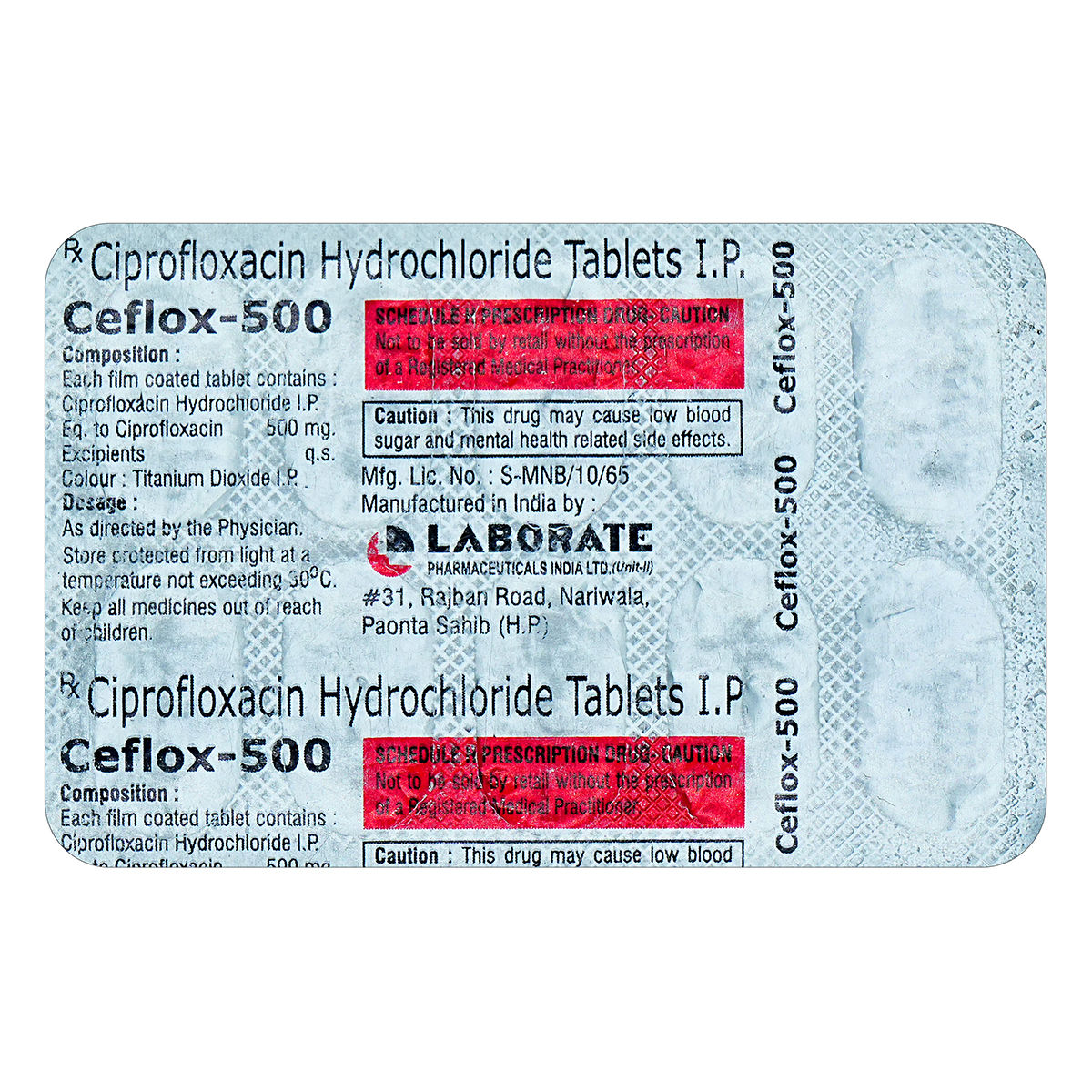 Ciprofloxacin xl 500mg