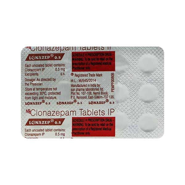 Clonazepam 0.5mg