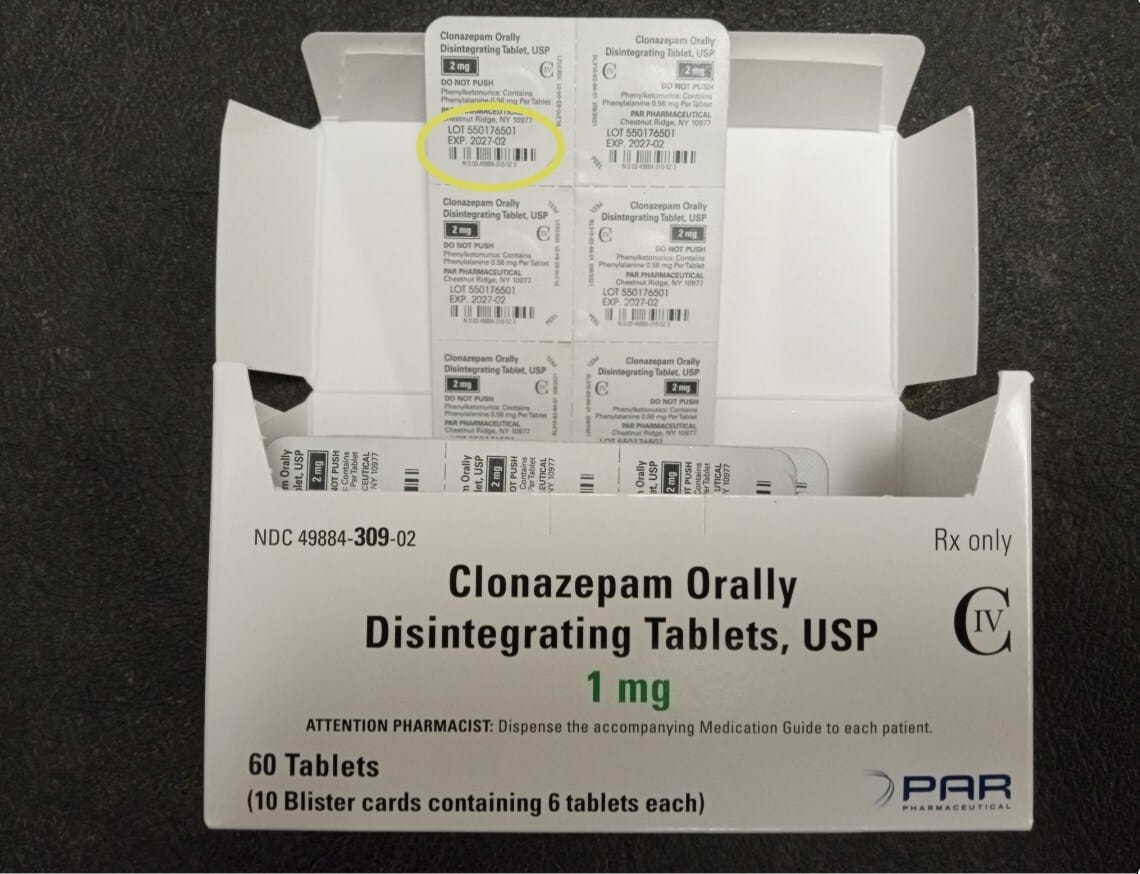 Clonazépam 2mg