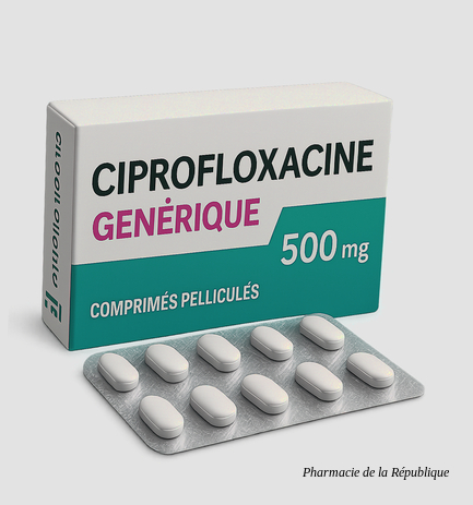 Commander du ciprofloxacin generique