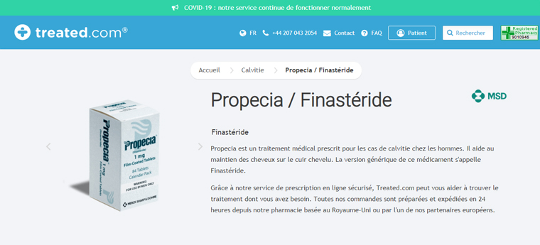 Commander du finasteride en ligne