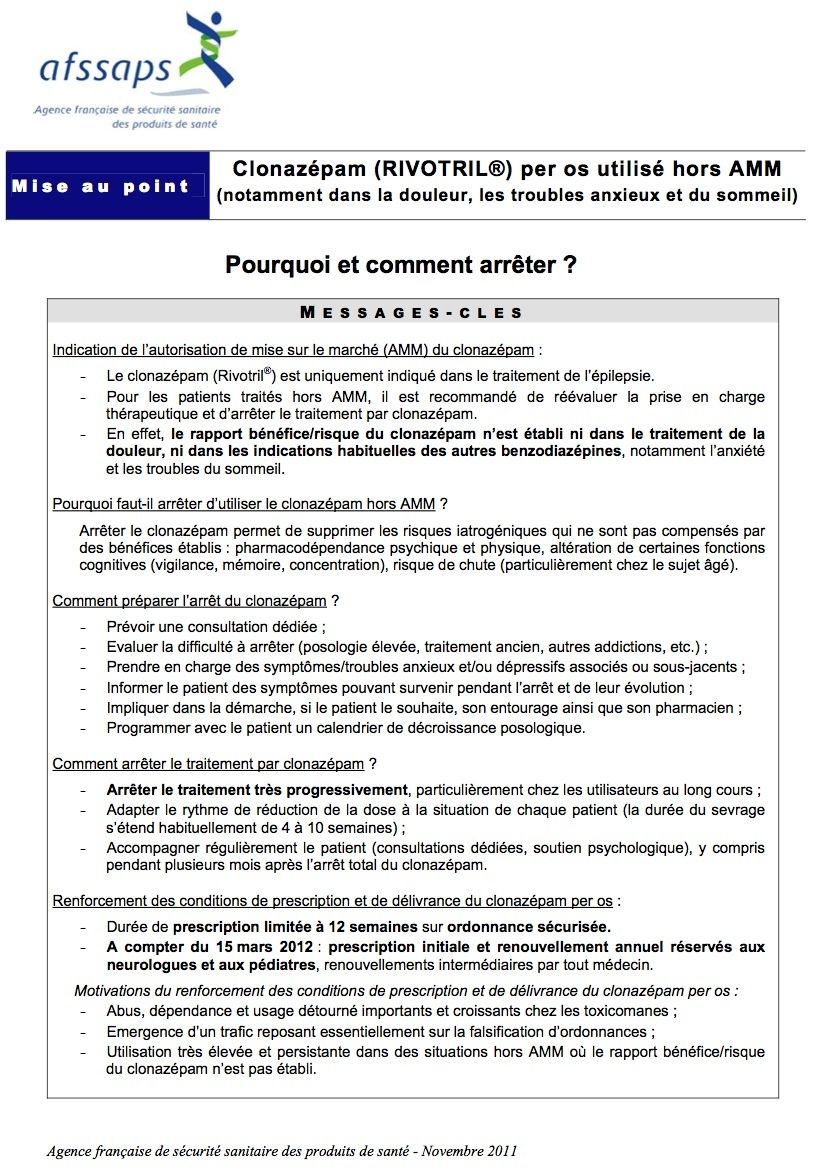 comment acheter du rivotril