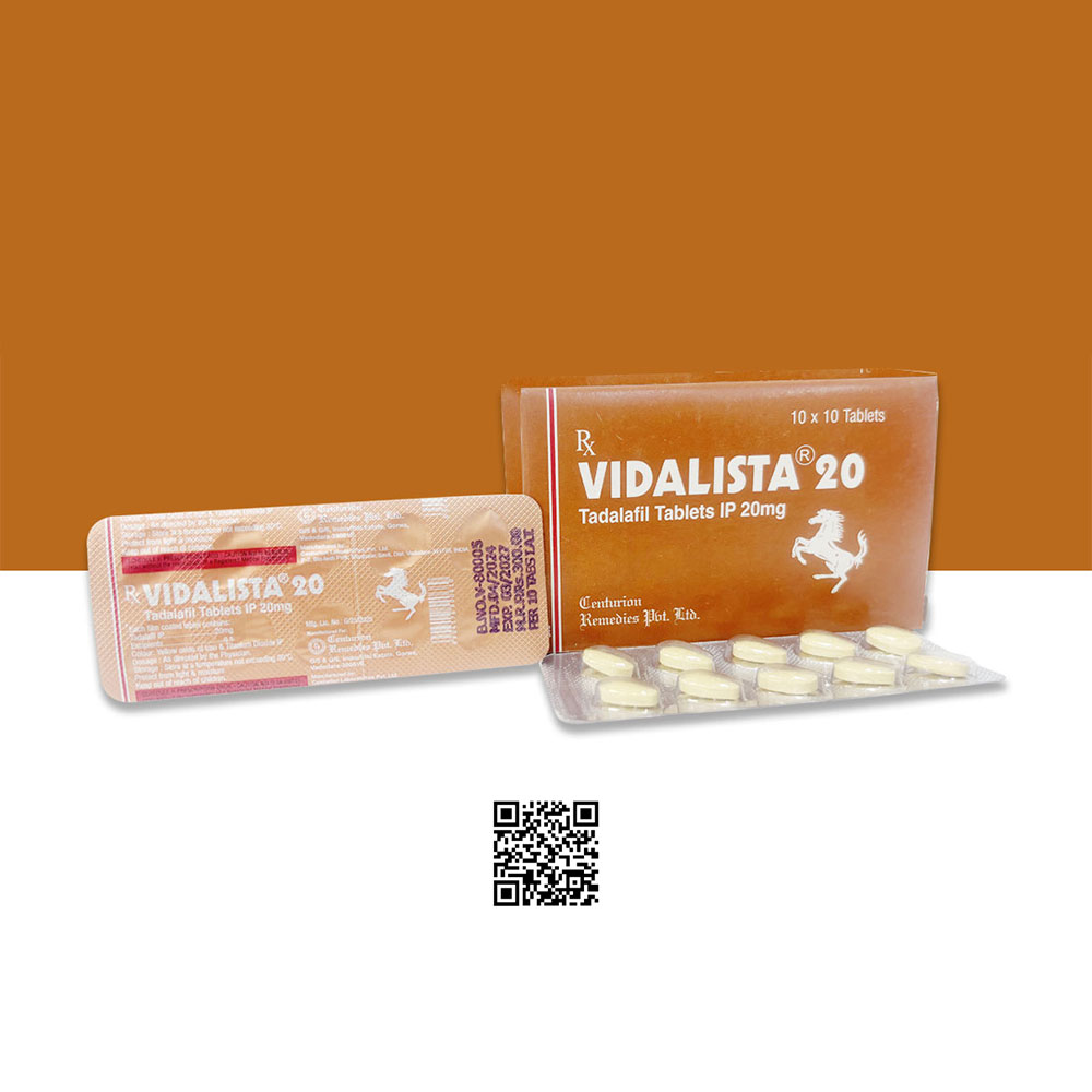 Tadalafil 20mg Vidalista