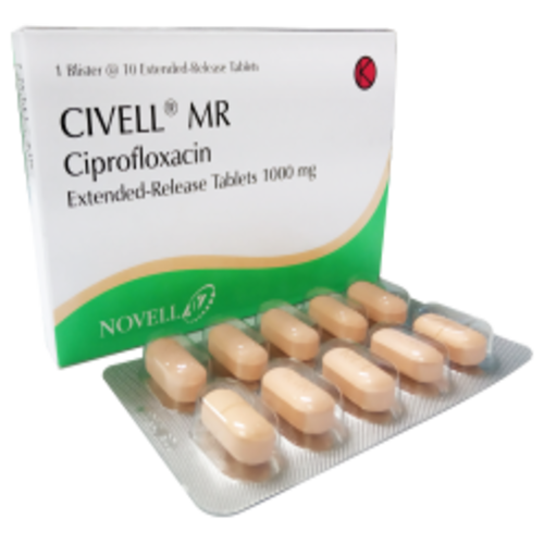 Ciprofloxacin hcl 1000 mg