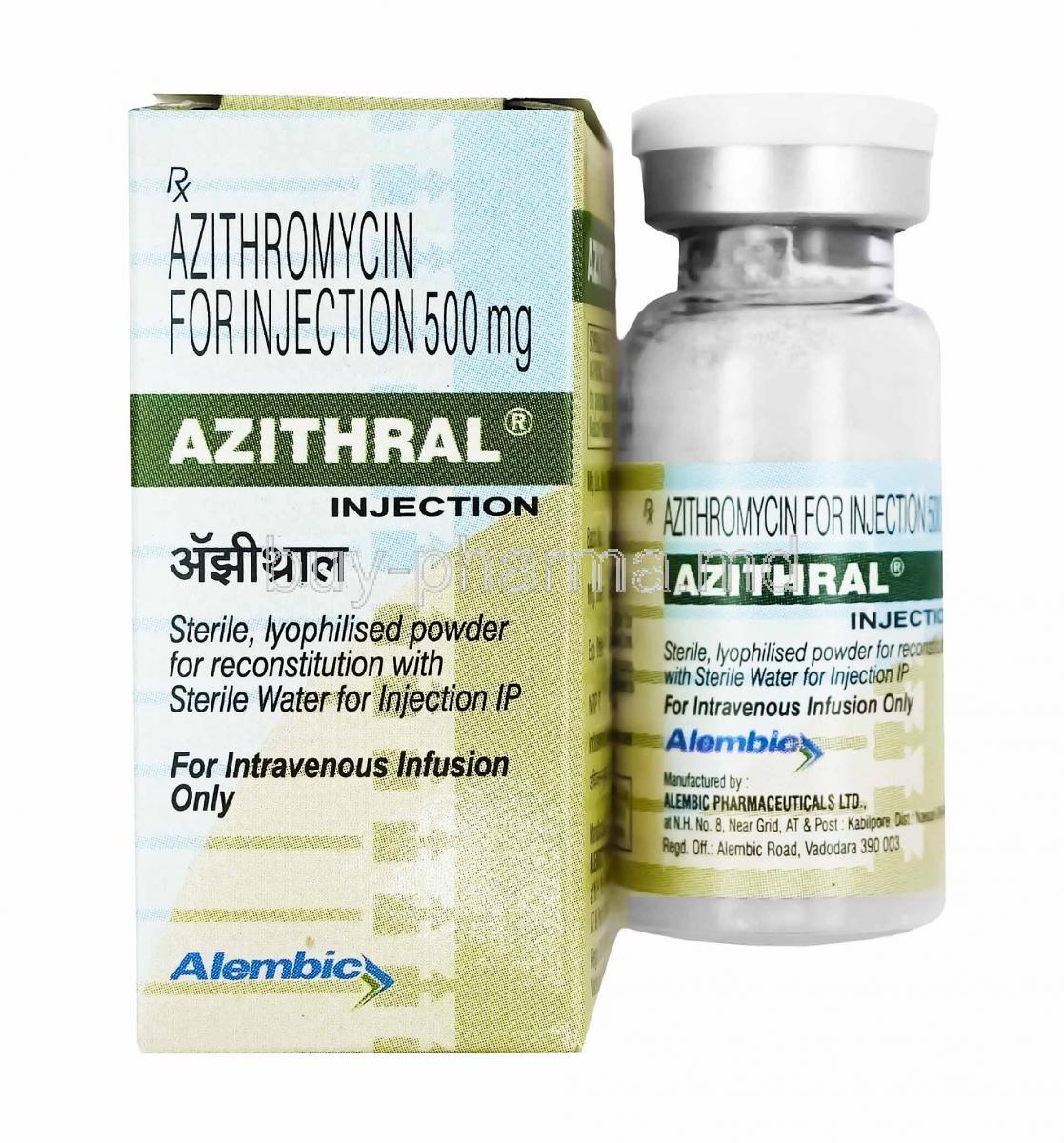 Zithromax 500 mg iv