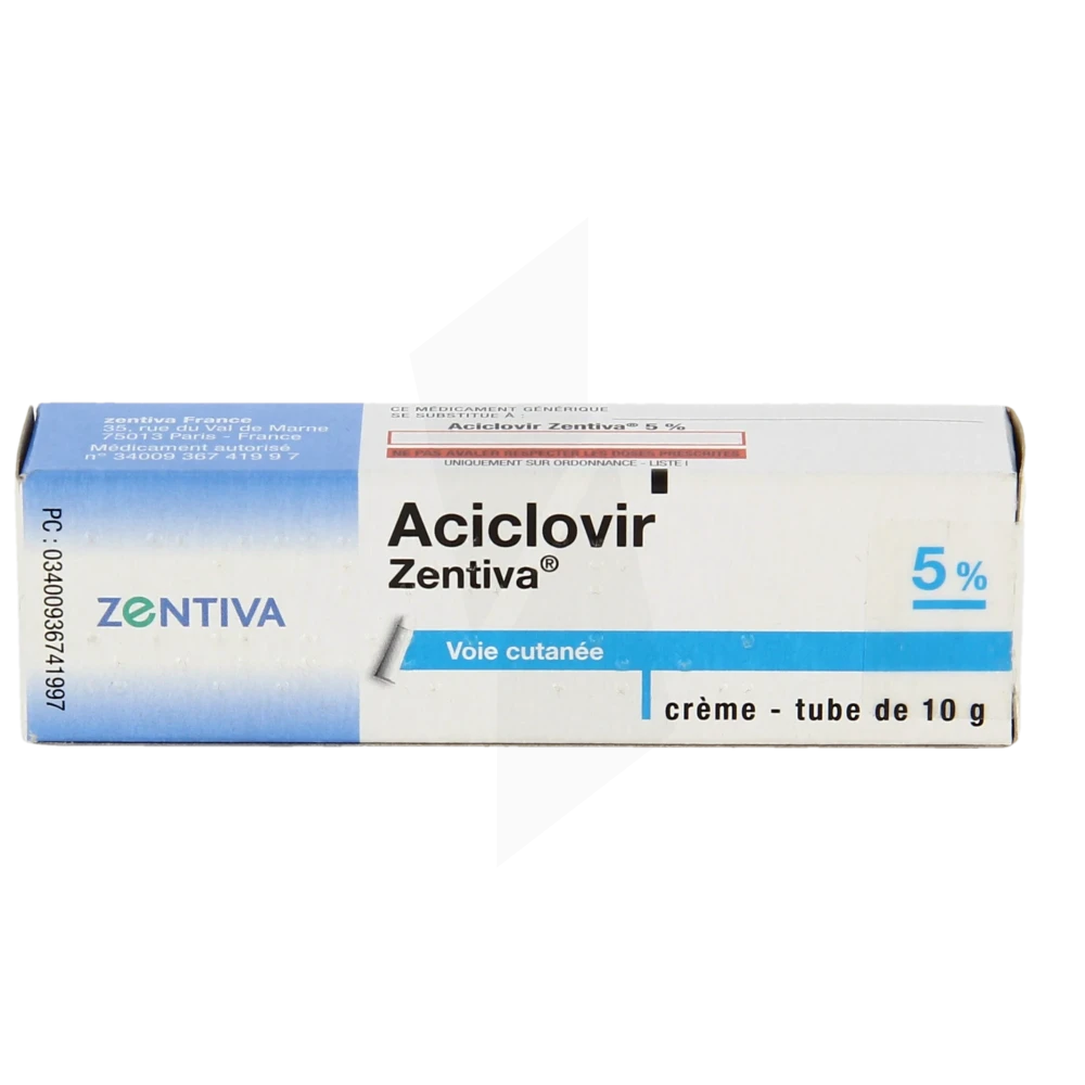 Aciclovir Avec Ou Sans Ordonnance