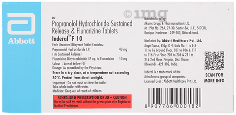 propranolol 10 mg 1mg