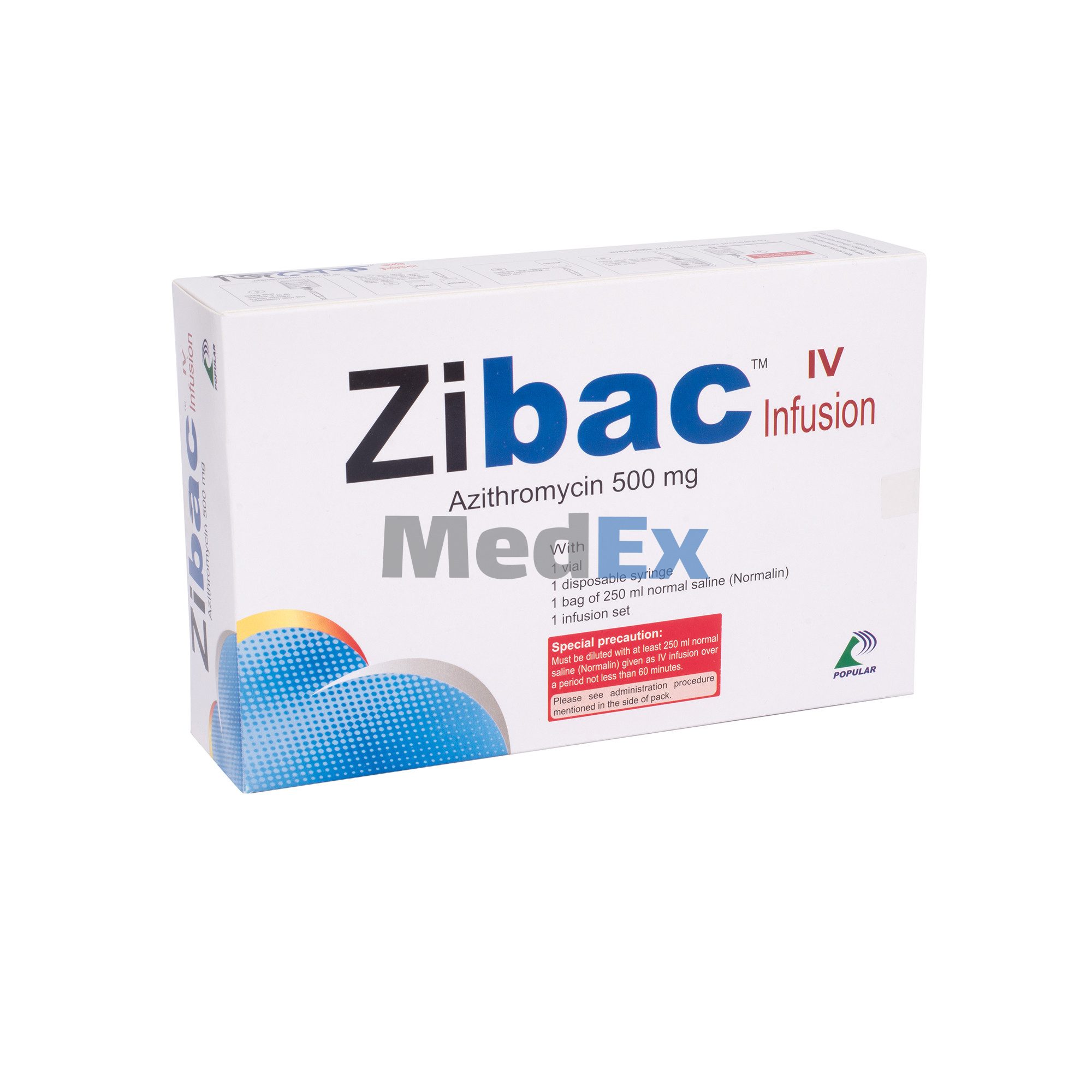 zithromax 500 mg iv