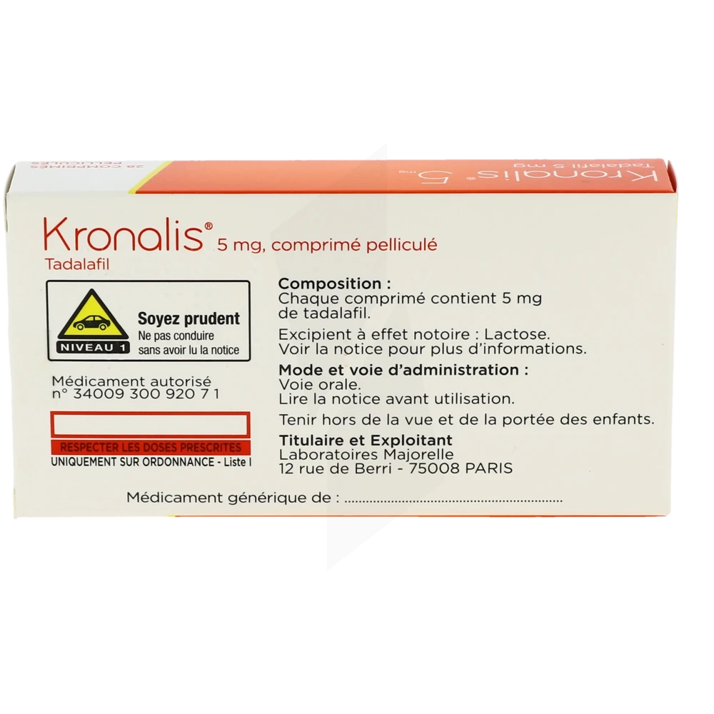Cialis 5 mg sans ordonnance
