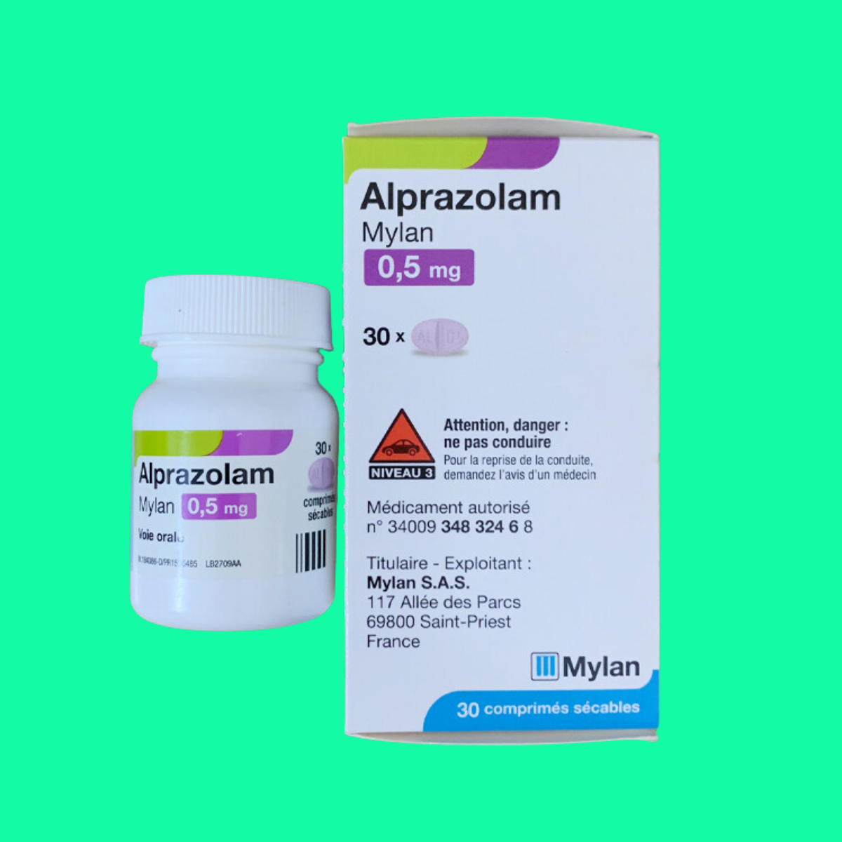 Prix de la alprazolam