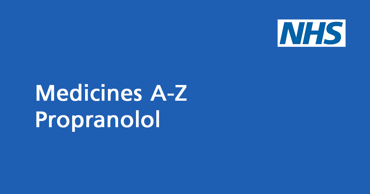 Propranolol 80mg Uk