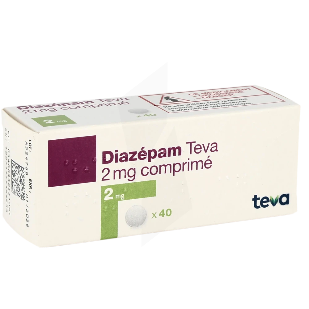 diazepam 2 mg generique