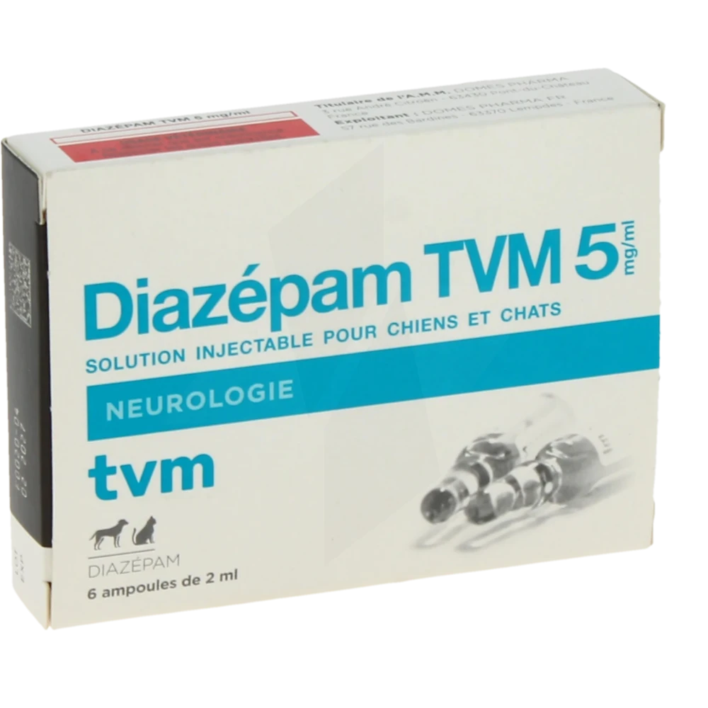 Diazepam injectable prix