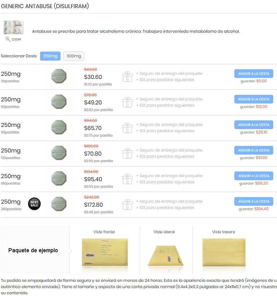 Disulfiram En Ligne