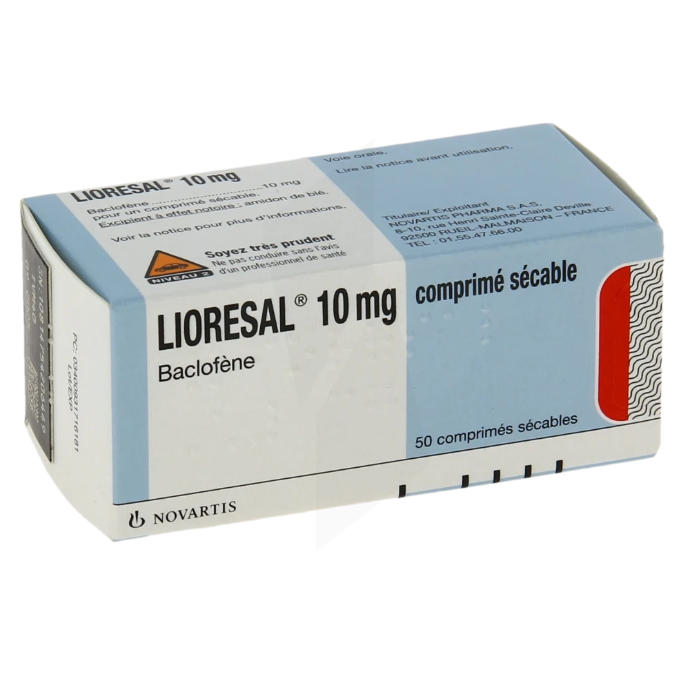 Lioresal pharmacie online