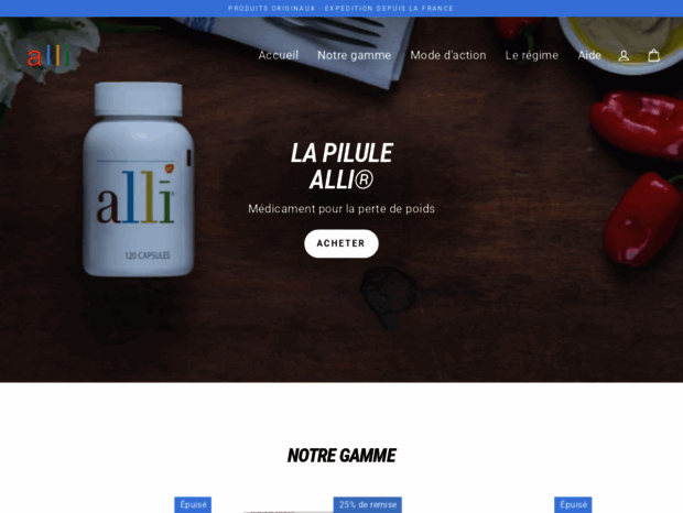 Ou Acheter Alli En France