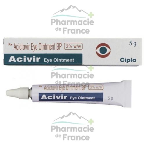 Zovirax pommade ophtalmique sans ordonnance