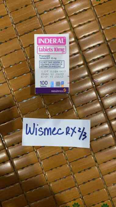 Inderal de 10mg