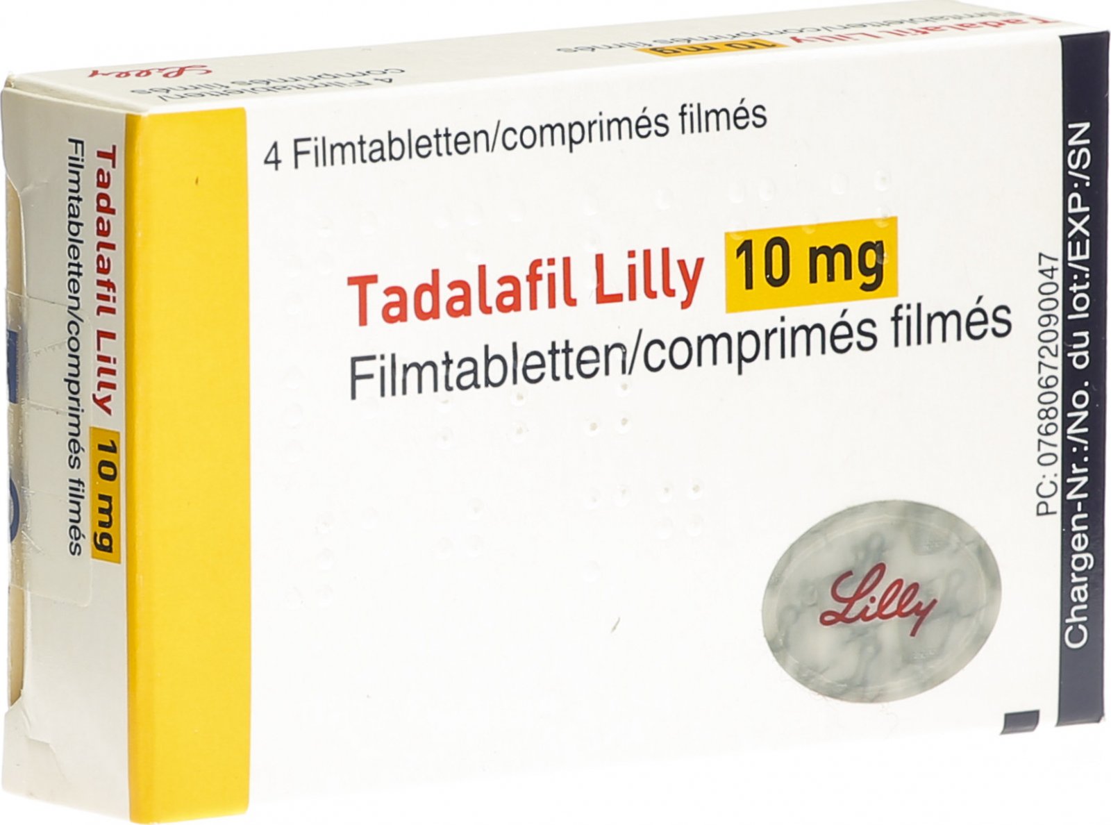 Tadalafil 10 mg boîte de 8