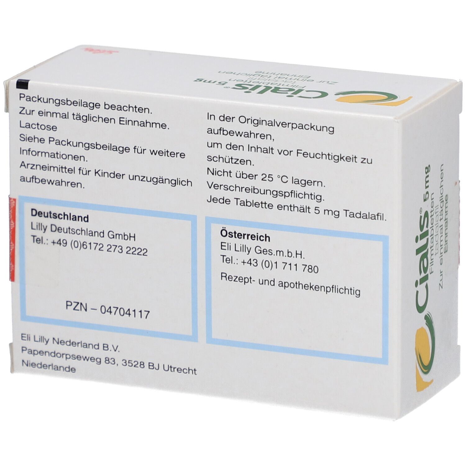 Tadalafil 5mg 120 cápsulas