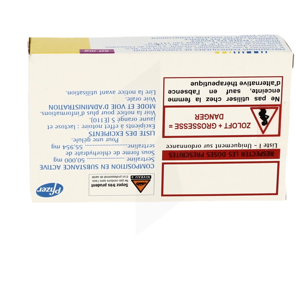 Zoloft 50 Mg Avis