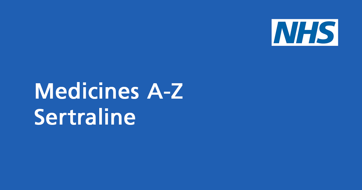Sertraline 100mg Nhs