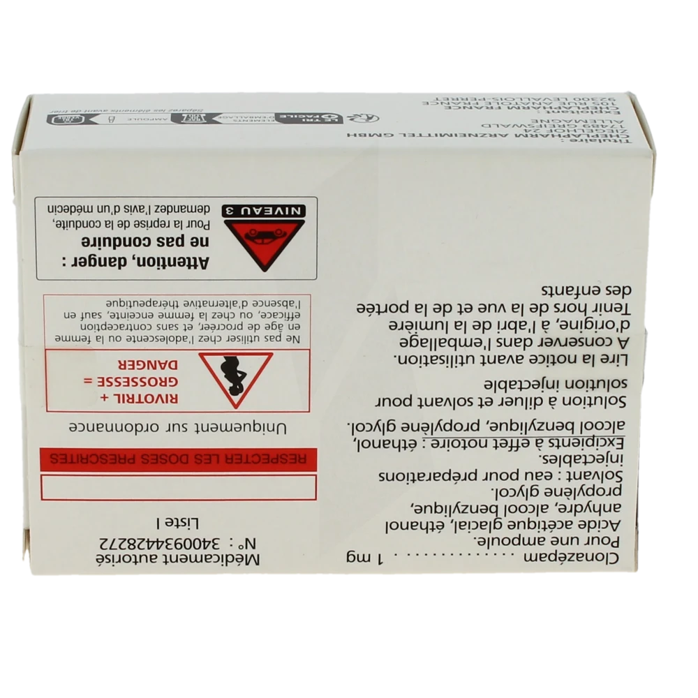 Acheter Clonazepam En Ligne