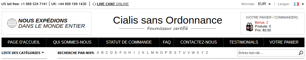 Commander carisoprodol en ligne