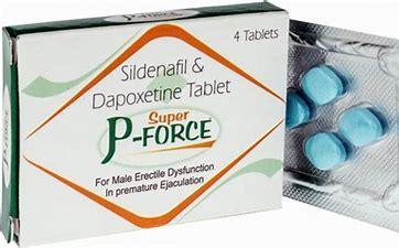 Super p force (sildenafil 100 dapoxetine 60)