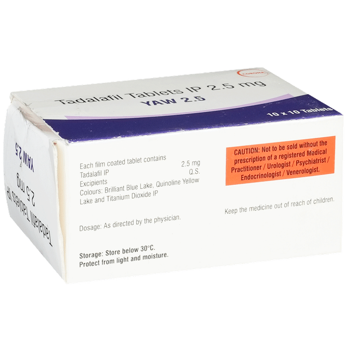 Tadalafil 2.5 mg mexico