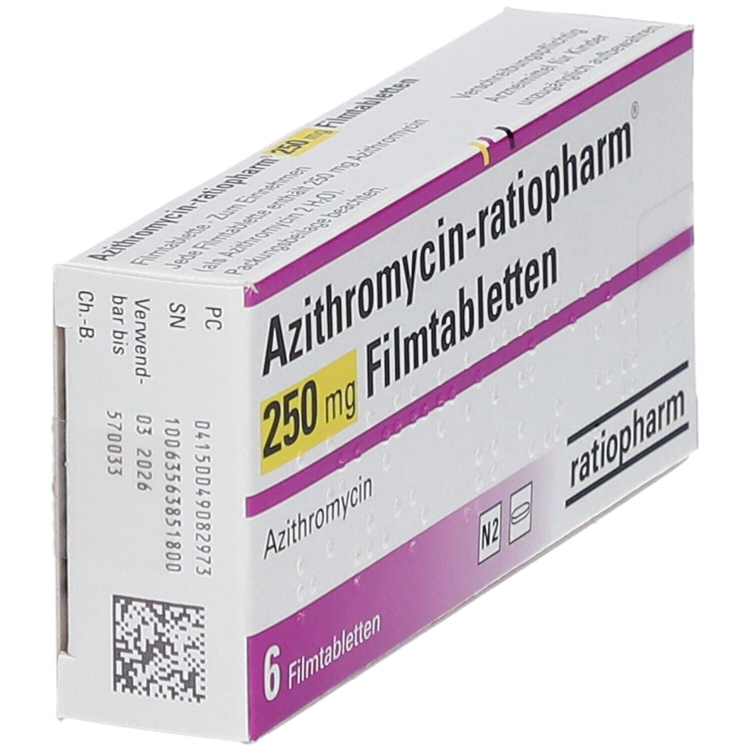 Azithromycin 250 Mg & Dexamethasone 6 Mg