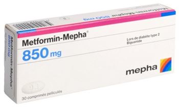 Metformine 850 prix