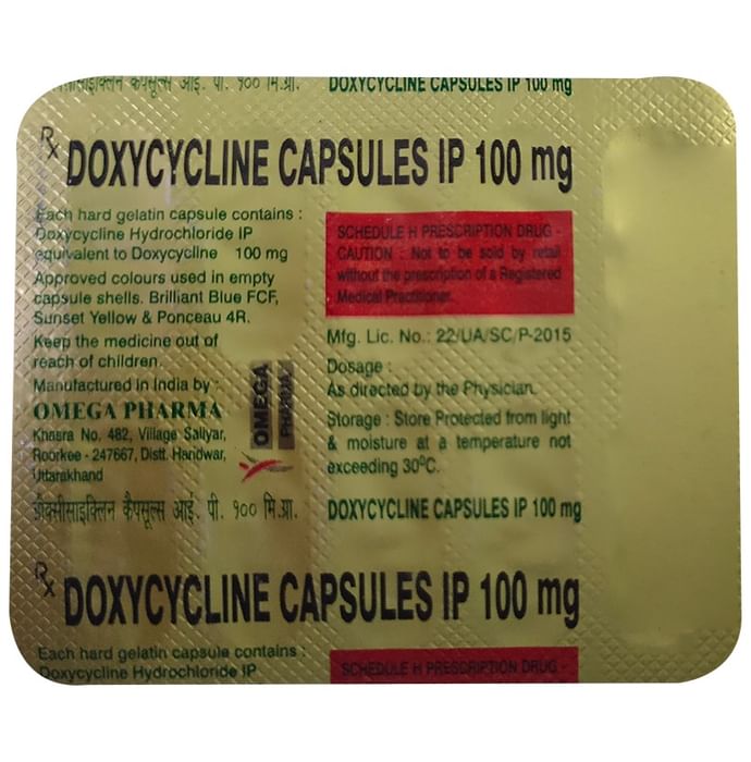 Doxycycline capsule 100mg online