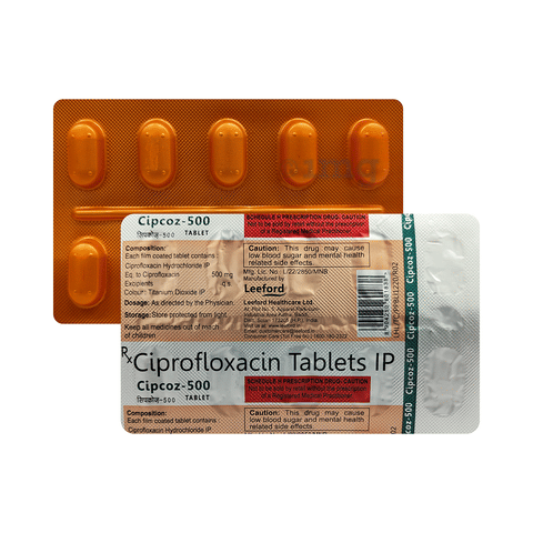 Ciprofloxacin 500mg Accord
