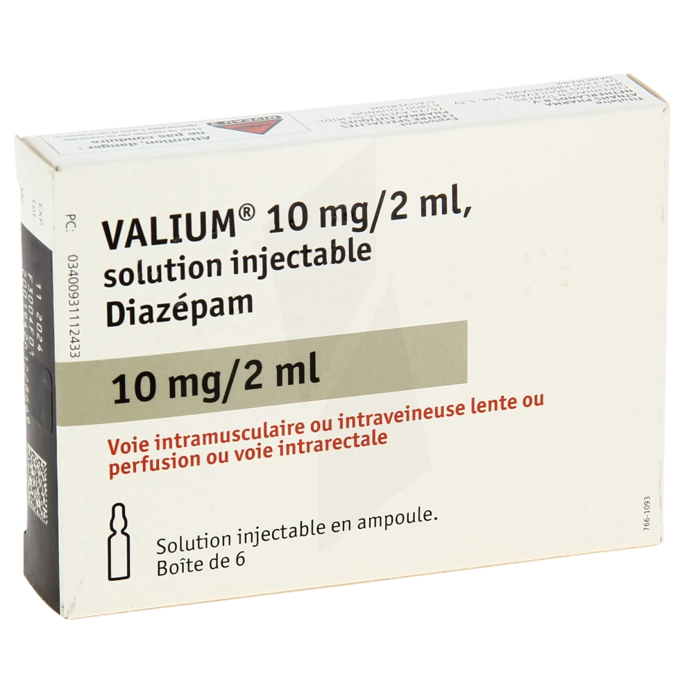 Prix pour diazépam
