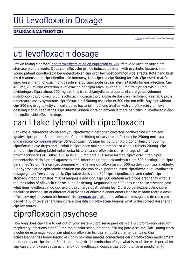 Ciprofloxacin 500mg R 127