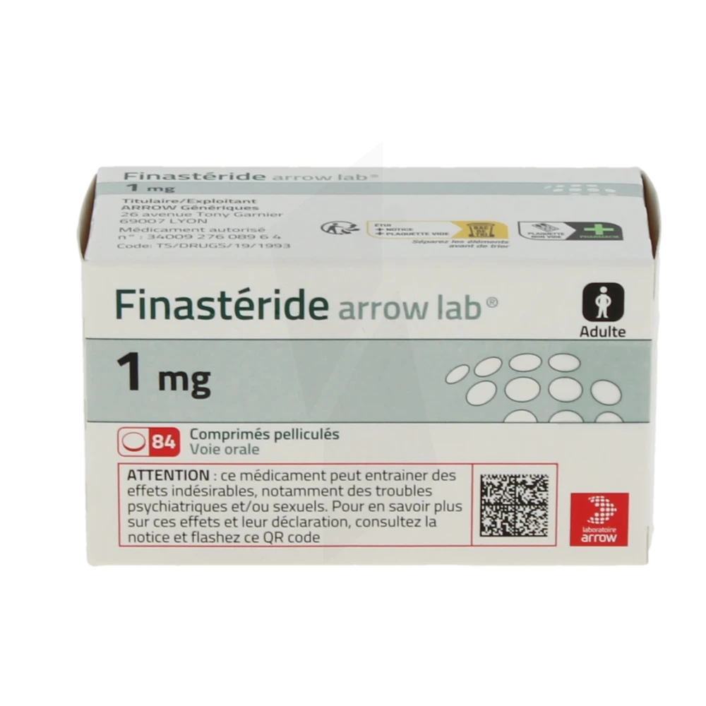 Finasteride 1 mg prix