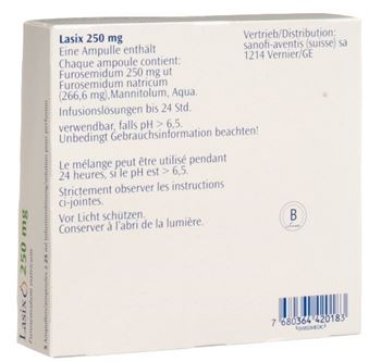 Furosemide 10 mg prix