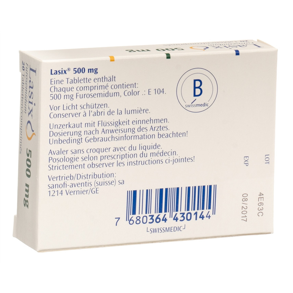 Furosemide 500 Prix