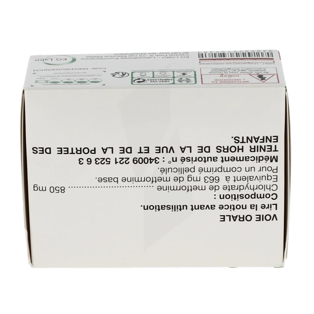 Generique du glucophage 850