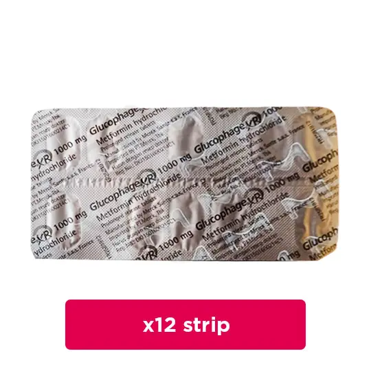 Glucophage de 1000 mg